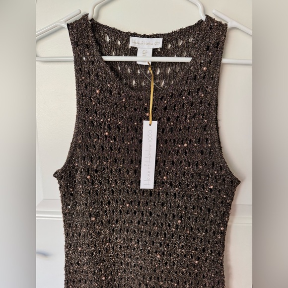 NWT House of Harlow 1960 Beaded Mesh Dress - Picture 2 of 11